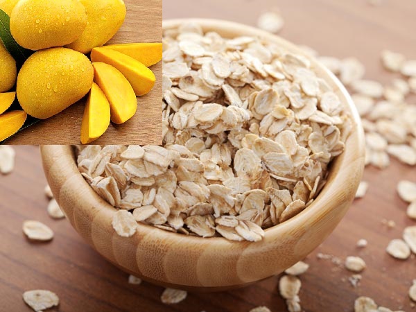 మామిడి మరియు వోట్స్ మీల్ ప్యాక్