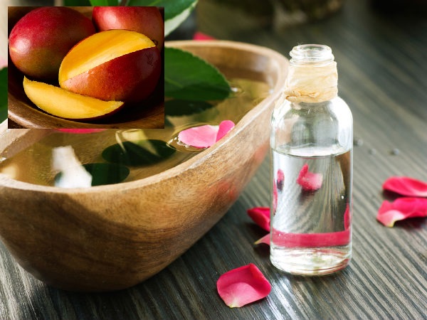 మామిడి మరియు రోజ్ వాటర్ మాస్క్