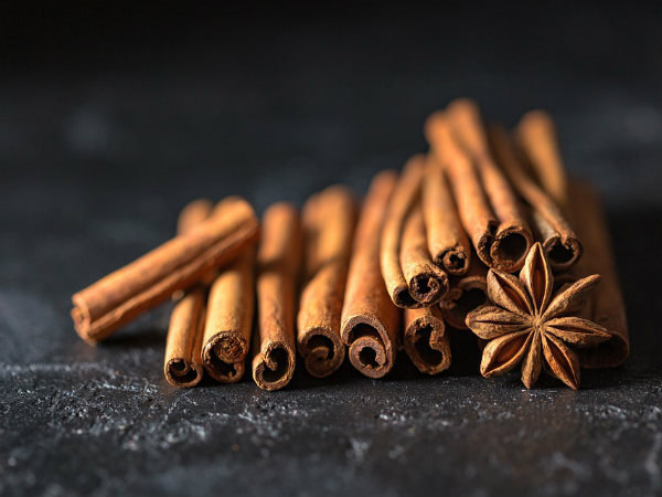 3. దాల్చిన చెక్క: