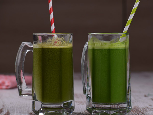 బచ్చలికూర రసం తయారీ: