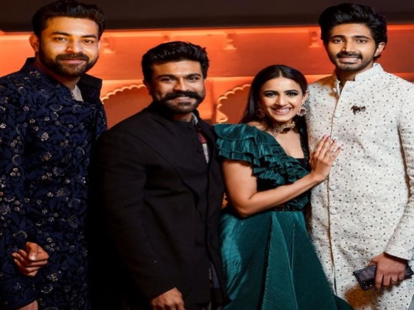 Ram Charan shares adorable pics from Niharika Konidelas sangeet. Seen them yet?