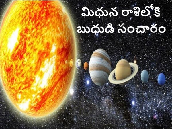 Mercury Transit in Gemini on 26th May 2021, Effects on Zodiac signs in Telugu