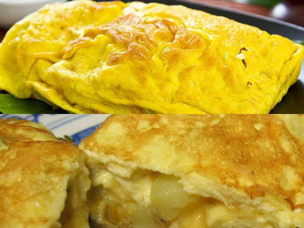 Enoki Mushroom Omelette Recipe in Telugu