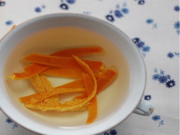 ఆరెంజ్ పీల్ టీ