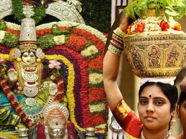 రేణుక ఎల్లమ్మ గుడిలో..