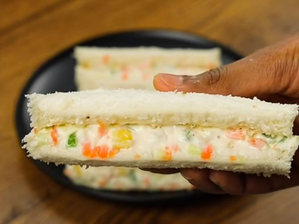 Curd Sandwich Recipe in Telugu