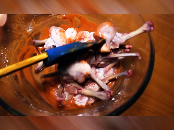 Schezwan Chicken Lollipop : How to make delicious Schezwan chicken lollipop in Telugu