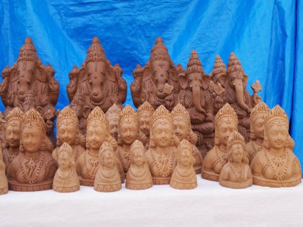 2. బియ్యపు పిండి విగ్రహం