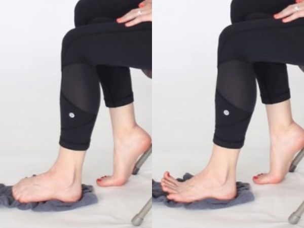 4. కాలి కర్ల్స్