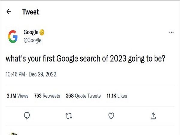 What is your first google search of 2023? Know Netizens shocking answers What is your first google search of 2023? Know Netizens shocking answers