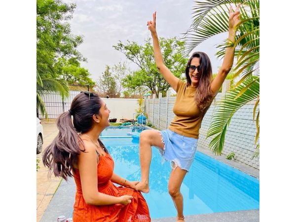 Actress surekha vani shares a splendid pic of her vacation
