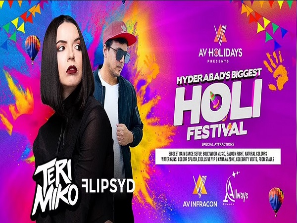 2. హైదరాబాద్స్ బిగ్గెస్ట్ హోలీ ఫెస్టివల్