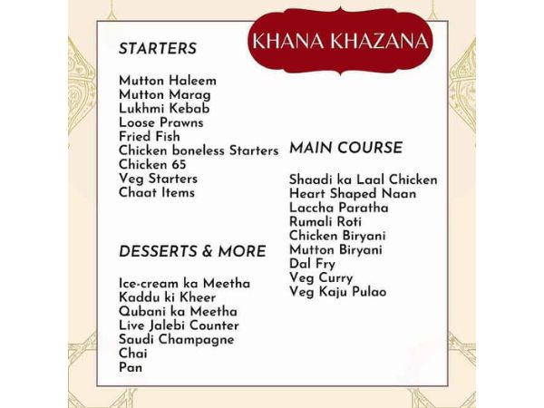 Hyderabadi Shaadi Ki Daawat, kind of cultural and food festival know the details in Telugu