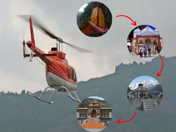 చార్ ధామ్ యాత్ర హెలికాప్టర్ సర్వీస్ రూట్: