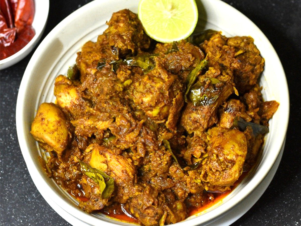 How to prepare Gunturu Special chicken recipe in telugu