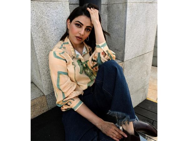 Actress Kajal Aggarwal Ravishing Pictures in Trendy Wear