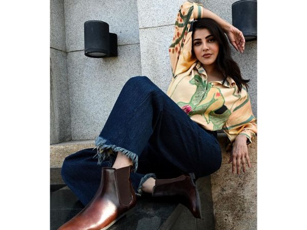 Actress Kajal Aggarwal Ravishing Pictures in Trendy Wear