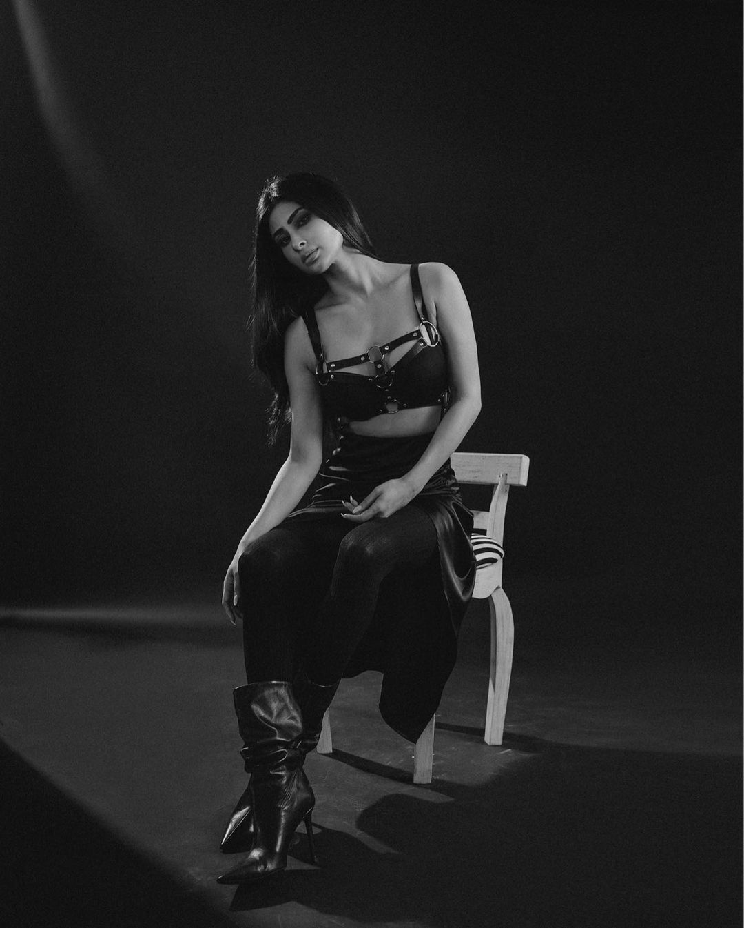 Actress Mouni Roy Mesmerizing Photos In Black Outfit