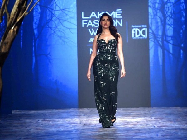  Lakme Fashion Week 2023: Milk Beauty Tamanna Bhatia Ramp Walk at Lakme Fashion Week As she turns showstopper for Nirmuha