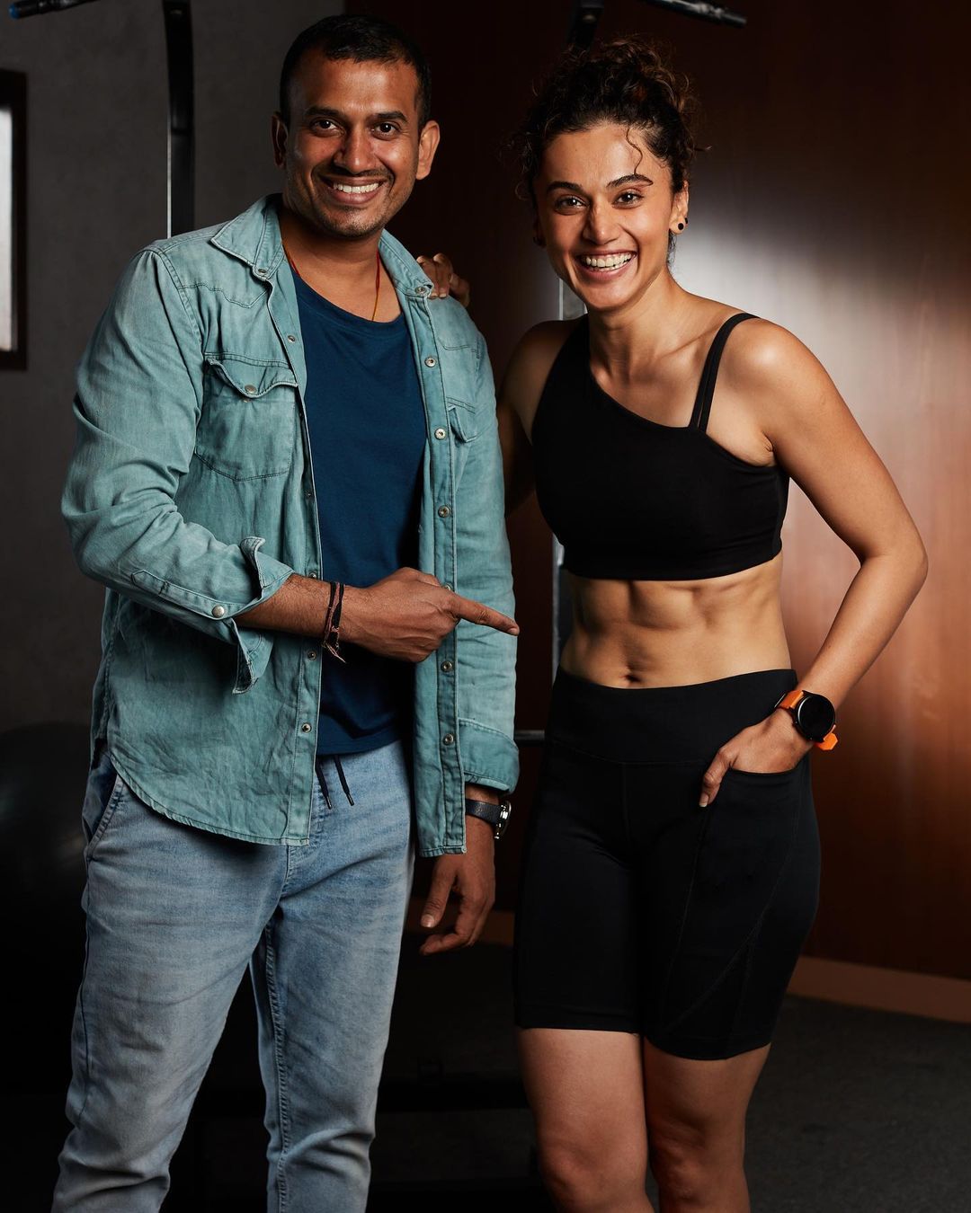 Actress Taapsee Pannu Stunning Looks With Six Pack
