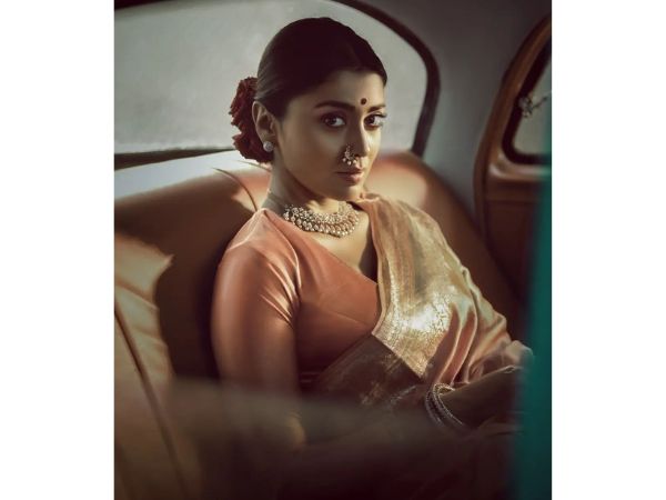 Actress Shriya Saran Mesmerizing Stills In Classic Wear 