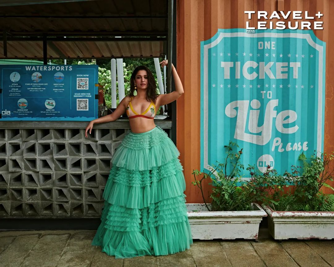 Actress Thamannah Bhatia Photo Shoot For Travel Magazine