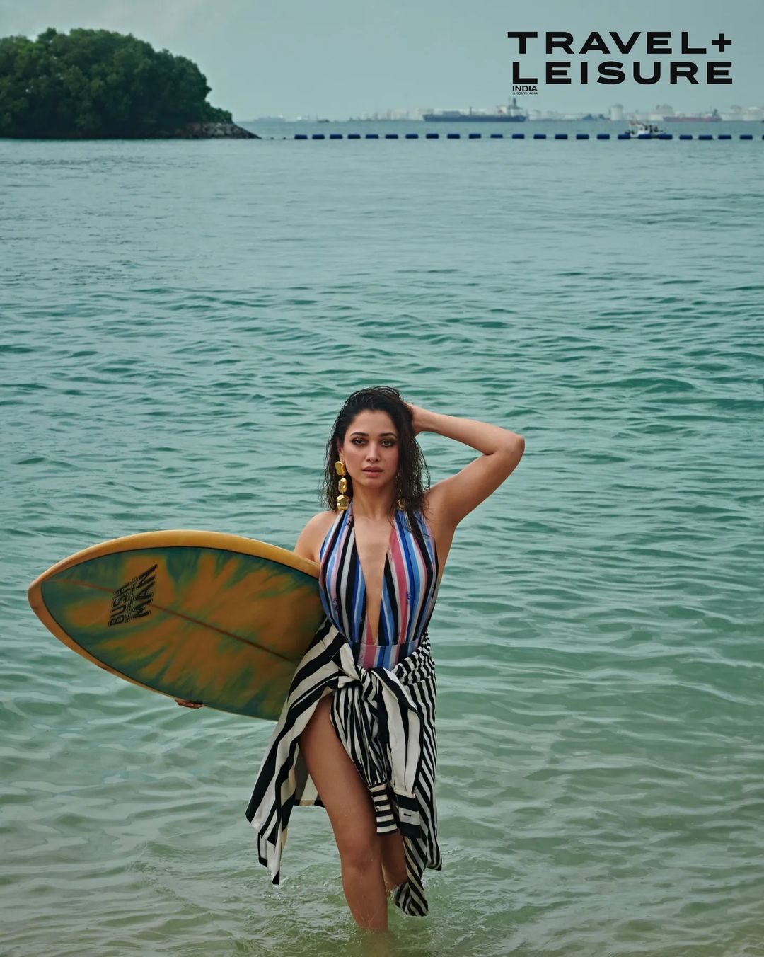 Actress Thamannah Bhatia Photo Shoot For Travel Magazine