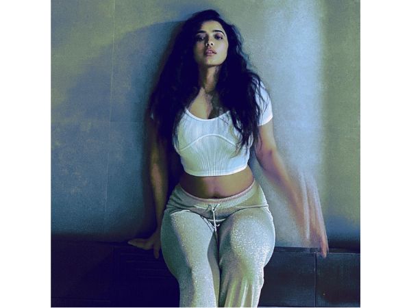 Actress Ketika Sharma Stunning Stills in White Outfit