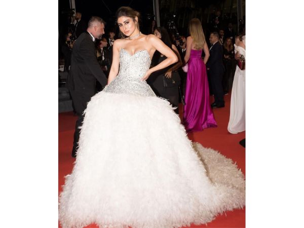 Cannes Film Festival 2023 Mesmerizing Stills Of Mouni Roy In White Gown