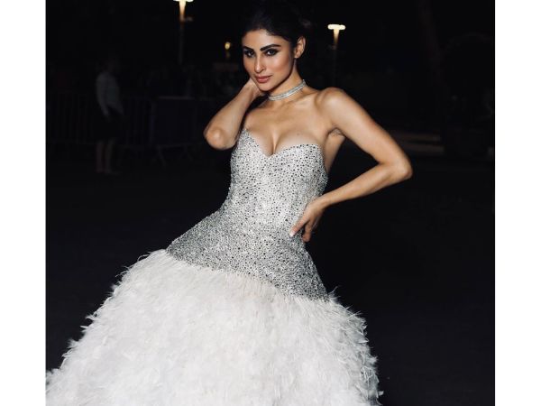 Cannes Film Festival 2023 Mesmerizing Stills Of Mouni Roy In White Gown