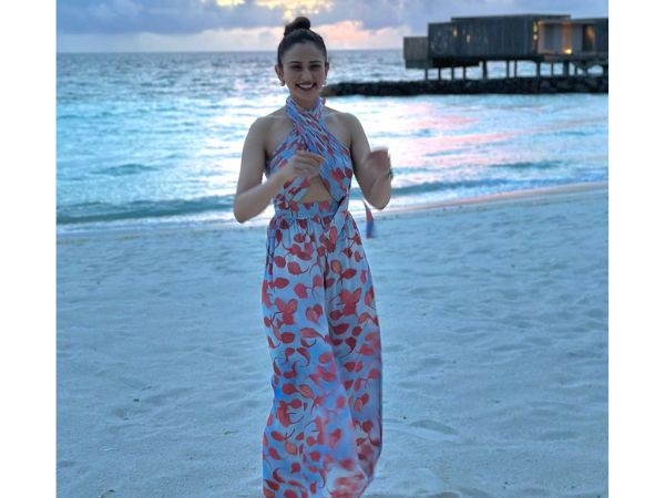 Actress Rakul Preet Singh Mesmerizing Looks In Jumpsuit