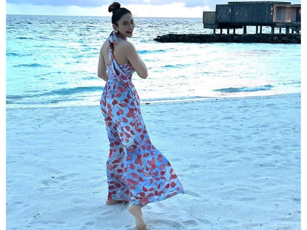 Actress Rakul Preet Singh Mesmerizing Looks In Jumpsuit