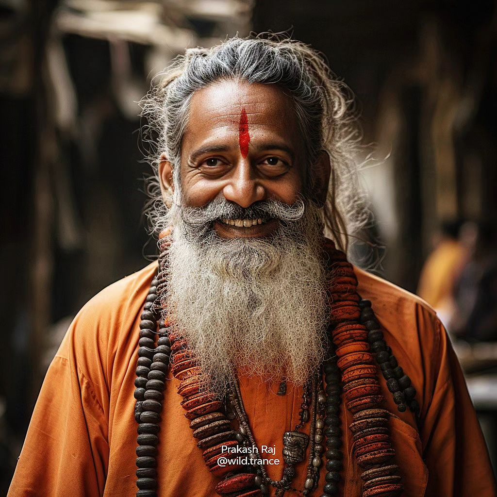 Tollywood Stars Monk Look AI Images Tollywood Stars Monk Look AI Images