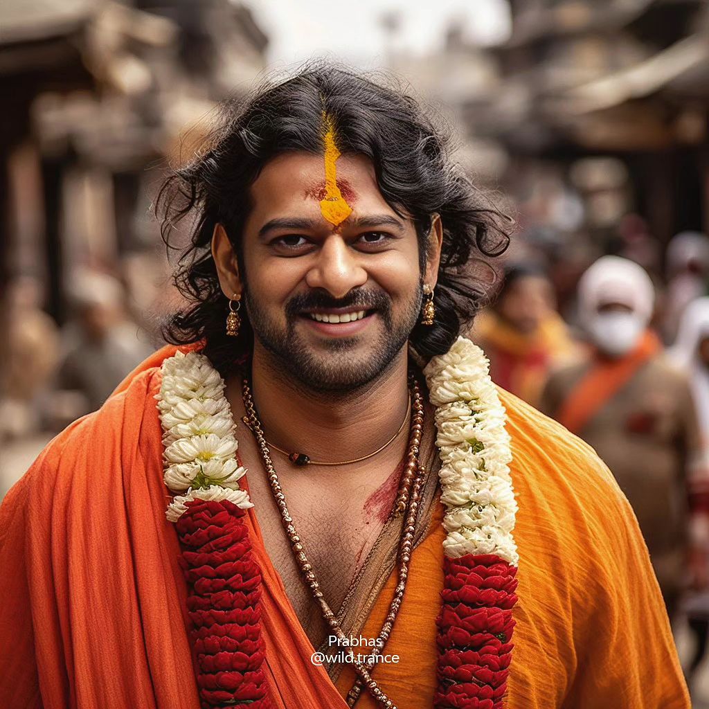 Tollywood Stars Monk Look AI Images Tollywood Stars Monk Look AI Images