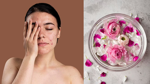 Use Rose Water To Get Rid Of Acne Scars And Pimple
