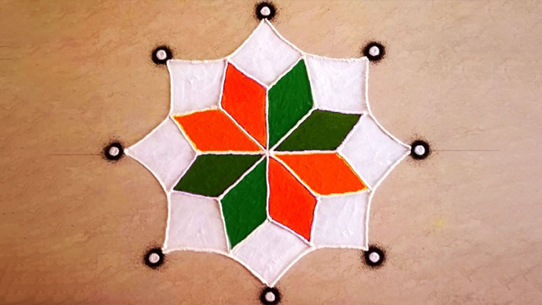 Independence Day: Simple and Easy Rangoli Designs and Images For 15 August