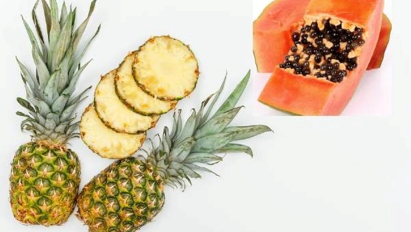  DIY Fruit Scrub: How to Use papaya and pineapple scrub to get rid of dry skin in telugu