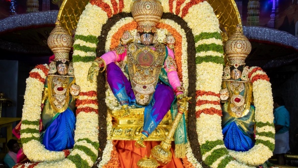 Srivari Salakattu Brahmotsavam begins with Dwajarohana in Tirumala in Meena lagnam