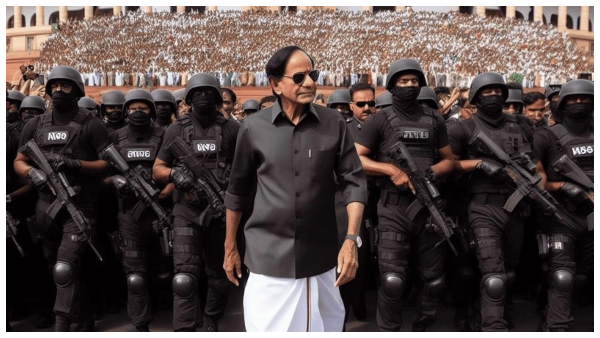 AI Generated Photo of CM KCR 