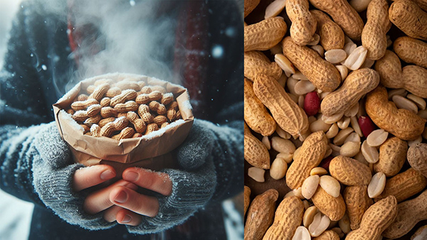 Benefits of eating peanuts in winter season in Telugu