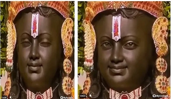 AI-generated Eyes Blinking And Smiling Bala Rama Video Viral 