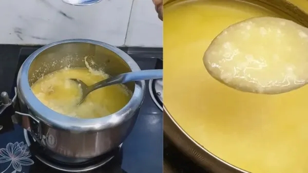 How to make ghee at home in10 minutes, video went viral 