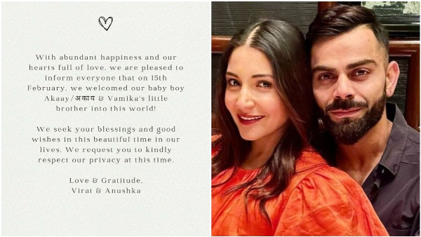 Virat Kohli-Anushka Sharma Name Their Baby Boy Akaay 