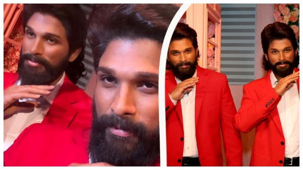 Icon star Allu Arjun wax statue set up at Madame Tussauds museum