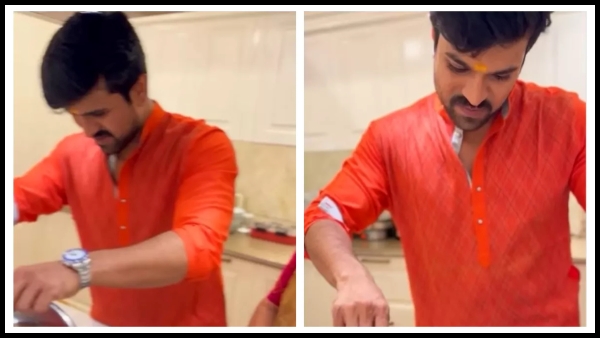 Ram Charan prepared a special dish for his mother and wife