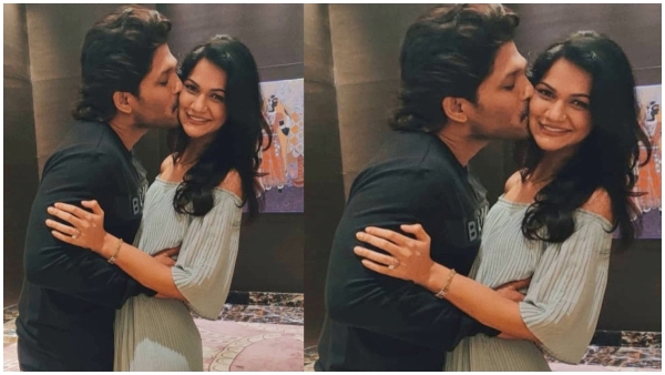 Iconic star Allu Arjun described how great his wife Sneha Reddy is in two words