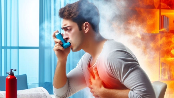 Asthma attack increase with heat waves