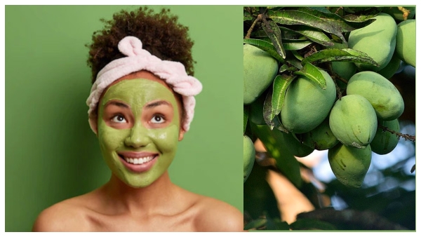 Raw mango face pack for glowing skin