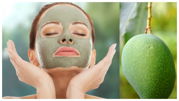 Raw mango face pack for glowing skin