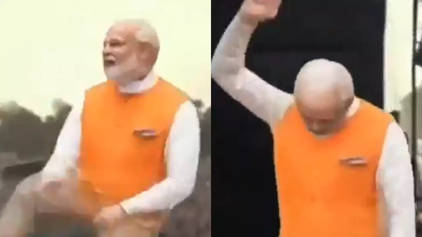 Prime minister modi s Artificial intelligence dancing video viral on social media modi reacts through official account